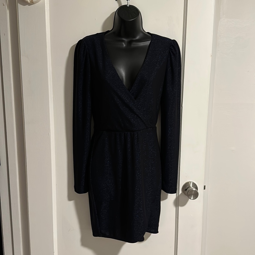 Dark blue cocktail dress